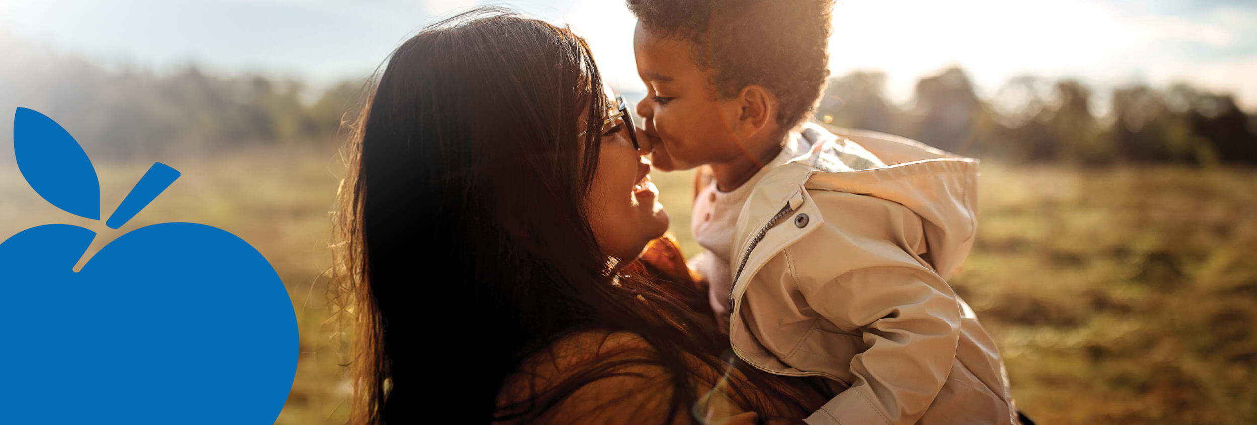 2025 Apple Bank Header Photos6 Toddler son kissing mom's nose